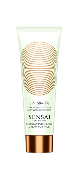 Sensai Silky Bronze Cellular Protective Cream for Face SPF50+ Sonnenschutz Gesicht