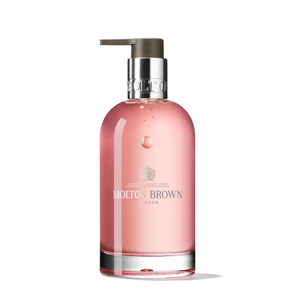 Molton Brown Delicious Rhubarb & Rose Hand Wash Flüssigseife Glasflakon