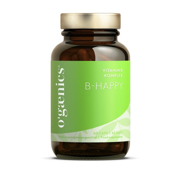 Ogaenics B-HAPPY Vitamin B Komplex 60 Kapseln