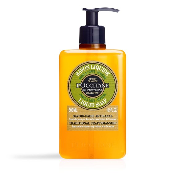 L'Occitane Karité Verbene Flüssigseife Pumpspender Hand & Körper