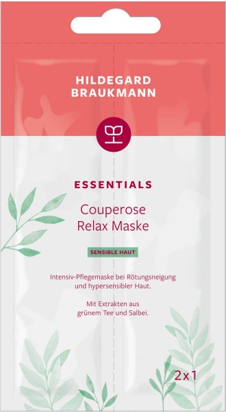 Hildegard Braukmann ESSENTIALS Couperose Relax Maske Hypersensible Haut